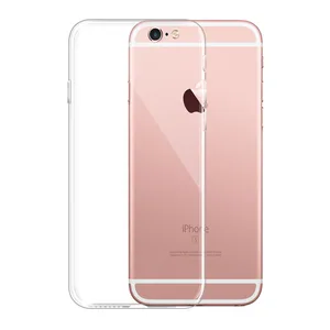 Best price Ultra Thin Clear Crystal Transparent TPU Soft Phone Case for iphone 6 7 7 8 plus x
