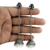 Pearl ruby gemstone jhumkas jewelry 925 sterling silver jhumkas earrings wholesale price silver jhumkas jewelry