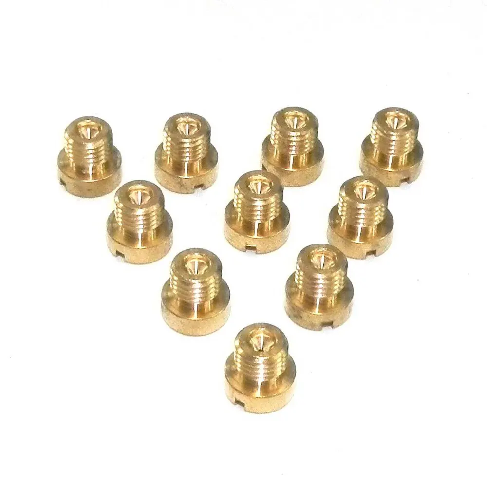YunShuo 10 x 6mm M6 Thread Dellorto Main Jet 98-130 98 102 105 108 110 112 115 120 125 130