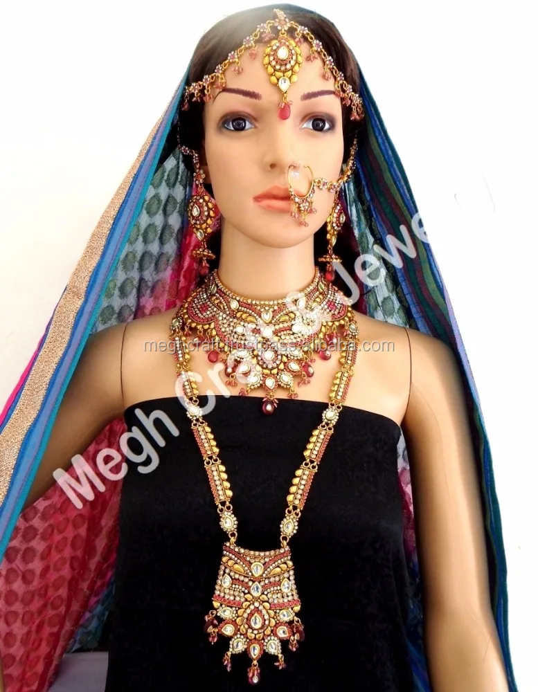 Exclusive Set Of Full Bridal Jewellery Indian Wedding Wear Dulhan