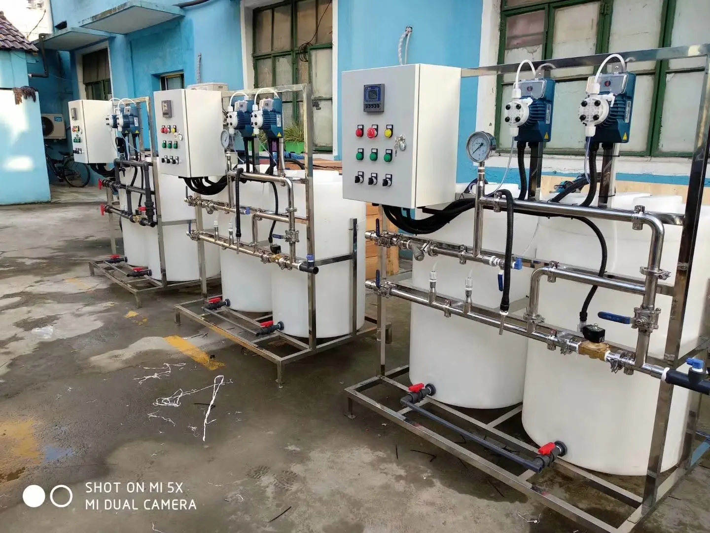Automatic Chemical Mixing Chlorine Dosing System For Industrial Waste