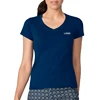 women 100% cotton short sleeve v neck plant blank t shirt mujer