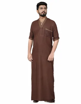 Men S Readymade Arabic Style Thobe Poly Cotton Jubba Night Men S Readymade Arabic Style Thobe Poly Cotton Jubba Night Wear Casual