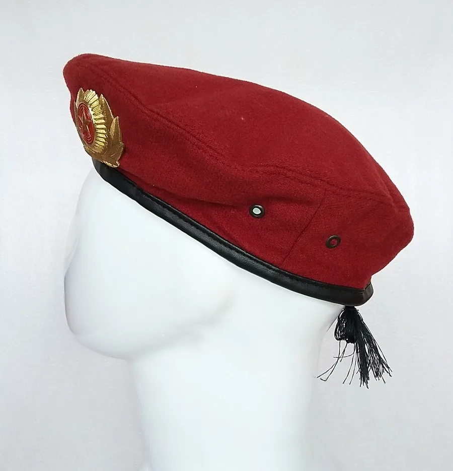 Yellow Military Beret With Polyester Liner Buy 100 Cotton Military