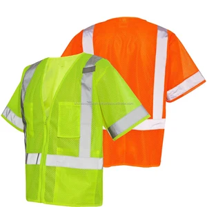 Factory Roadway Jacket Reflective Strips Work Wear Visibility Security Safety Vest Factory Roadway Jacket Reflective Strips Work Wear Visibility Security Safety Vest