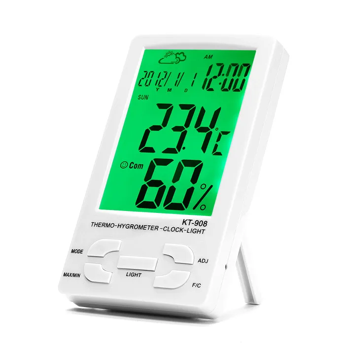 

Free shipping Cheap hygrometer Max Min Warehouse Digital Greenhouse max min LED wall mounted Thermometer temperature meter