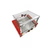 Hot sale CE certificate automatic 11 roller joint hot dog grill / sausage maker machine with glass door WY-011D