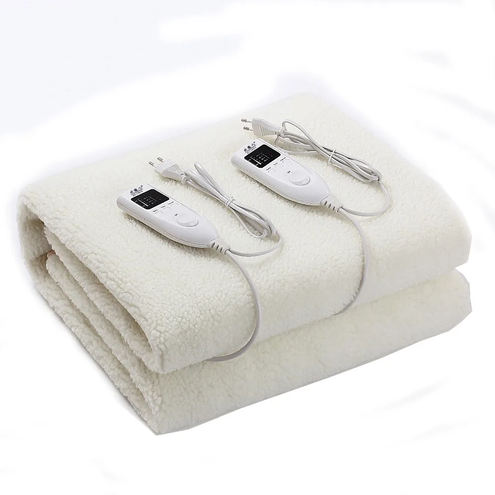 Synthetic Wool Electric Blanket Queen Dual Control - Buy Electric ...