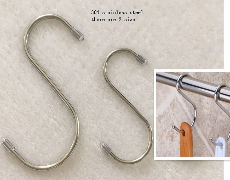 Wholesale Price 304 Metal Stainless Steel Metal S Hooks And Hanging