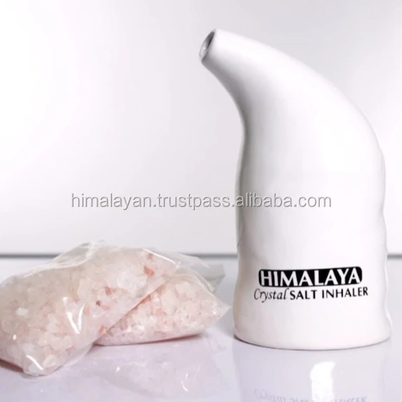 
Himalayan Crystal Salt Pipe Inhaler / Halite Salt Crystal Inhaler 