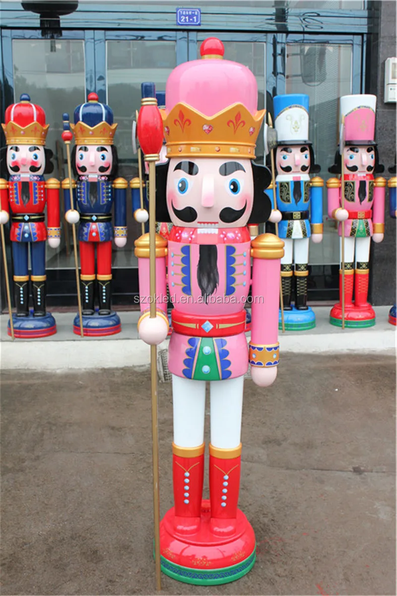 Outdoor Oversize 6ft 180cm Large Christmas Figurine Nutcracker Soldiers ...