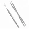 Pack of 2 Stainless Steel Safe & Easy Tick Twister Removal Tool Set with Tweezers for Pets & Dogs Tick Remover