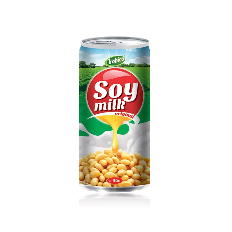 
Wholesale 180ml Canned Soya Milk Drink 