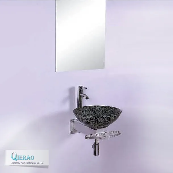 glass vanity wash basin