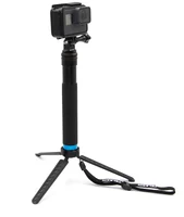 

Waterproof Aluminum Go Pro Heros8 Selfie Stick and Tripod in Handle Selfie Pole Monopod with Cellphone Clip Mount Extend to 98CM