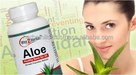 
Way2herbal Aloevera Aloe capsules, 400mg, 120 counts- Colon cleansing Supplement and Immunity 