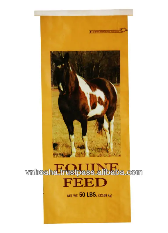 
Package 22.68kg Animal feed PP Woven Bag Made in Viet Nam High quality 