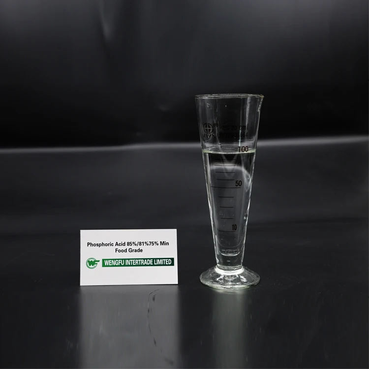 
China cheap price green min food grade phosphoric acid 85% 81% 75% 