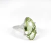 Marquise Shape Sparkle Green Amethyst Ring 925 Sterling Silver Gemstone Ring Prong setting, Wholesale Silver Jewelry, SIRG0530