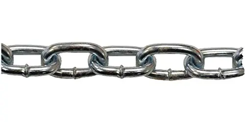 Electro Galvanized Koch Industries 701375 Grade 30 Proof Coil Chain Square Pail 1//2-Inch by 40-Feet
