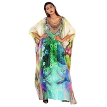 caftano seta elegante