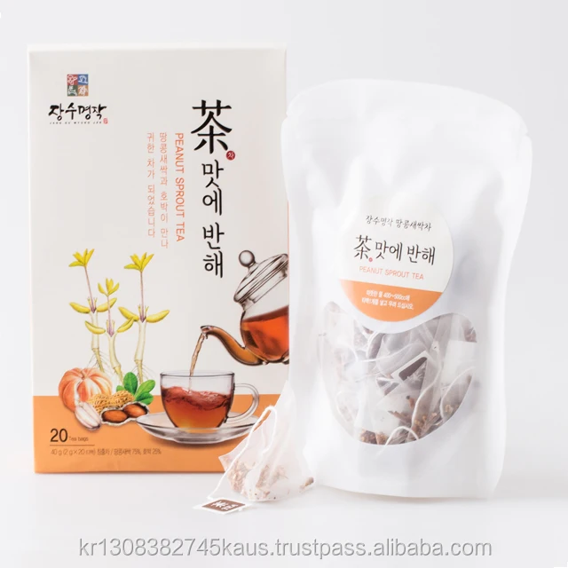 
Health Peanut Sprout Tea for diet and Beauty, hangover, anti-aging, anti-cancer prevention 