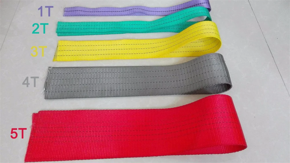 Color Code Polyester Duplex Lifting bing Belt bing Sling Products