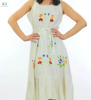 traditional white mexican dress