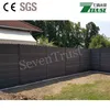 Good material WPC garden fence household home use for yard privacy Chinese exporters quick delivery wood plastic fence