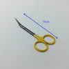 stainless steel nasal scissor angle golden color handle nasal Surgical instruments