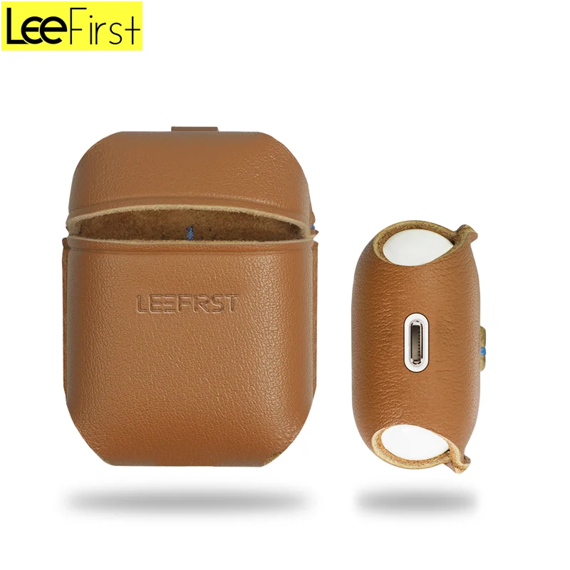 

China Supplier Genuine Leather Case For Apple Airpod /Dustproof Case For Airpod earphones, As picture show