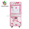 Colorful Park Hello Kitty Crane Claw Machine Coin Operated Games Kiddie Toy Prize Claw