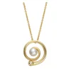 14K solid gold necklace made with fresh water pearl and Cz AAA - PNJ brand - Vietnam jewelry manufacturer