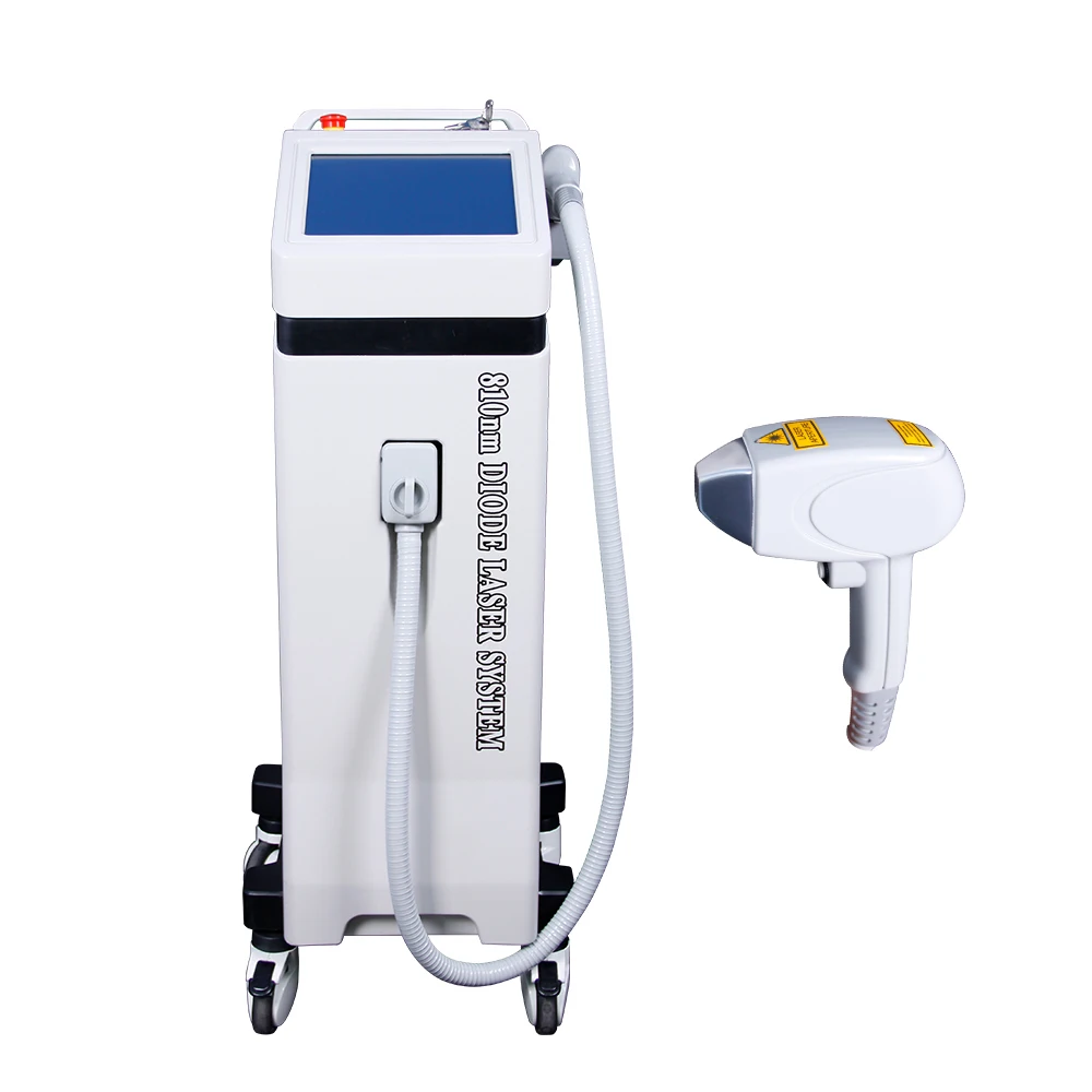 

High power 2000W effective all skin type available 810nm diode laser hair removal machine