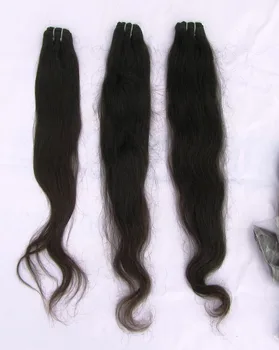 Raw Unprocessed Virgin South Indian Temple Hair Straight Hair