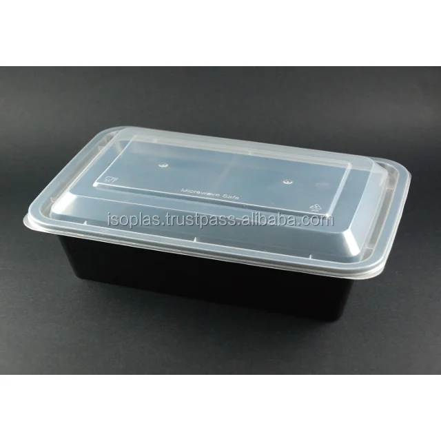 black plastic tubs with lids