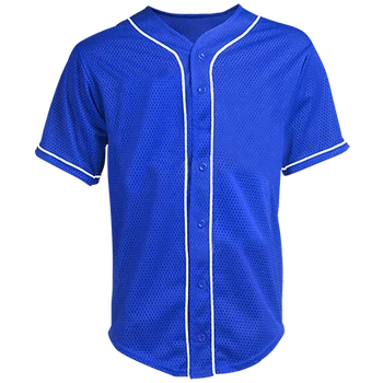 Plain blue baseball jersey PNI-BU05 