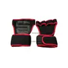 new style Weight Lifting Gloves black with red touch gloves high quality neoprene hand wrapped