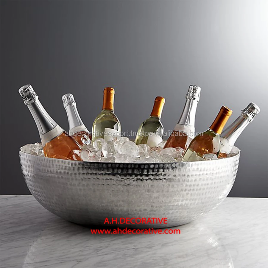 hammered champagne bowl