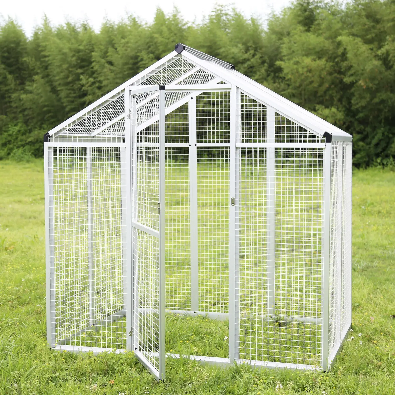 Birds JAXPETY 64 Wooden Heavy Duty Bird Cage Parrot Walk in Large