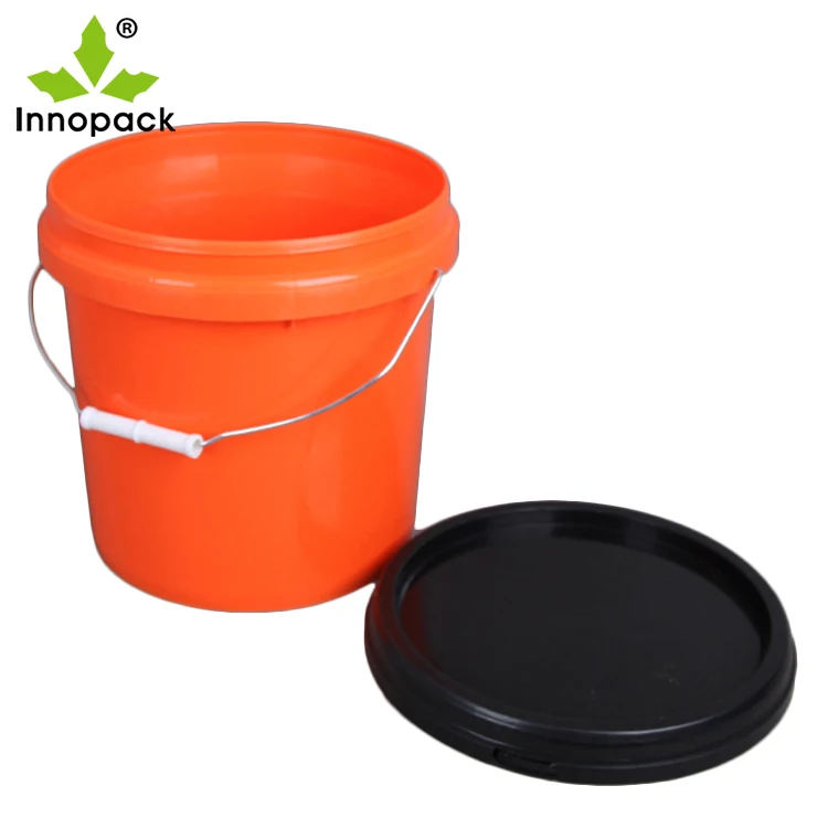 10l Plastic Barrel With Metal Handle And Lid - Buy 10l Plastic Barrel ...