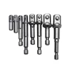 8Pcs 1/4 Inch Hex shank Socket Adapter for holding 1/4" 3/8" 1/2" Sockets