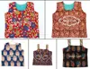 Ibiza Boho Fashion Wear Tank Tops-Indian Fusion Wear Indo Western Tops-Indian kutch embroidery lace Work Tops