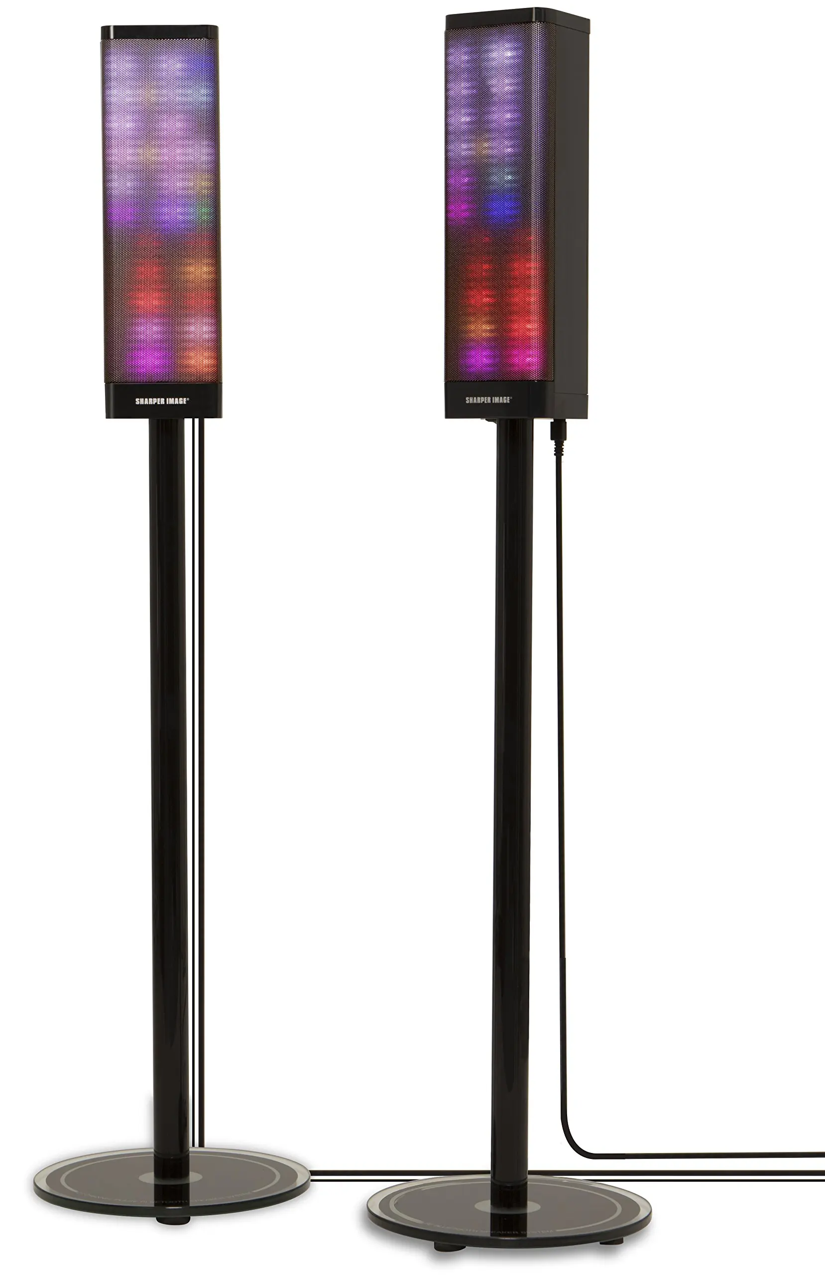 led tower speaker sharper image