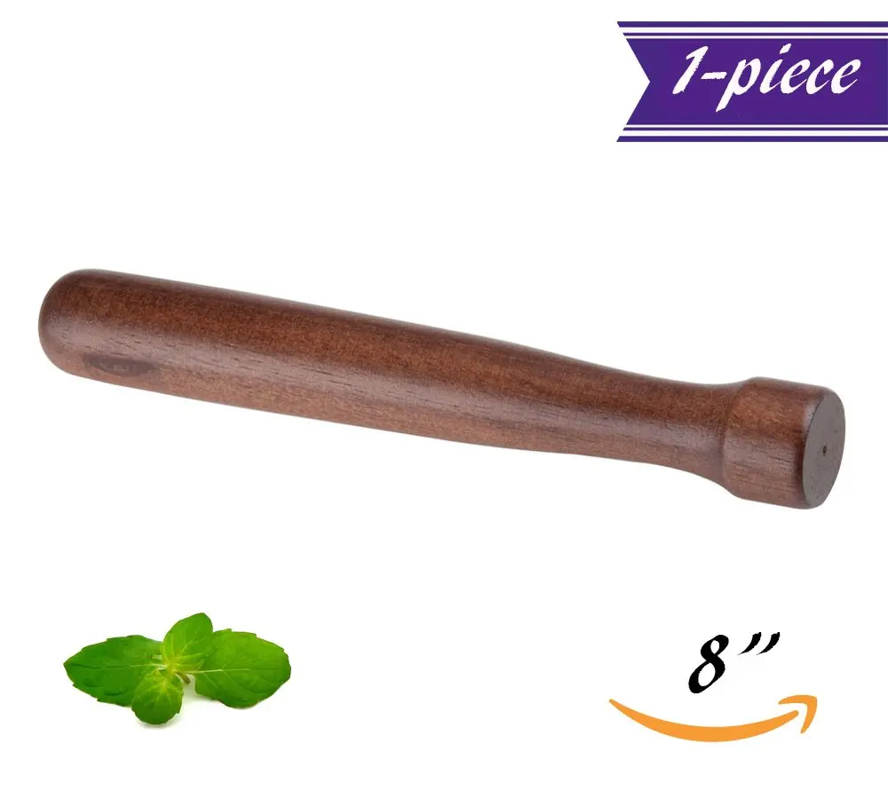 Scanwood Beechwood Cocktail /& Bar Wooden Mojito Muddler