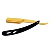Stainless Steel Barber Razor Folding Knife Shaving Razor Plasma Multi Coated