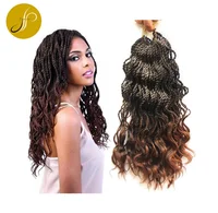 

PEARLCOIN WHOLESALE FACTORY PRICE Solid Ombre Colors Senegalese Wavy Twist Crochet Braid Hair Synthetic Braiding Hair Extensions