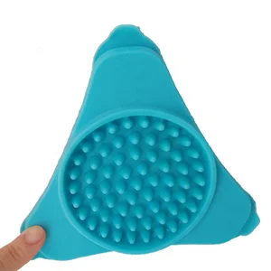 Image of Dog Pet Sucker Bowl Lick Pad Harmless Nontoxic Slow Feeder for Dog Cat Dog bowl