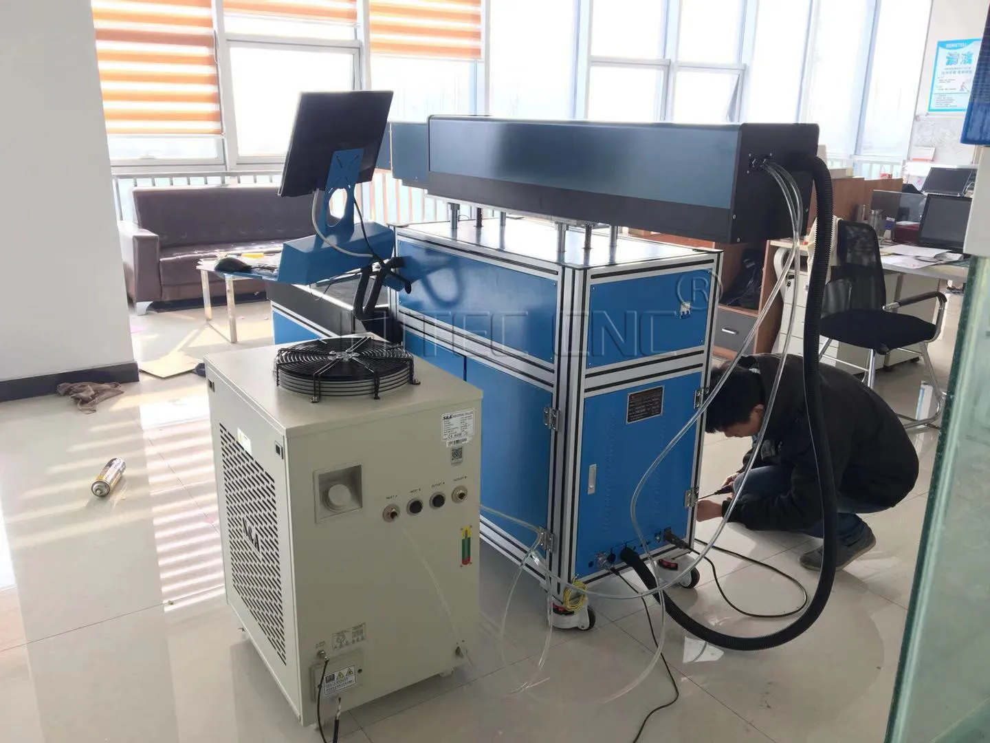 3d Rf Laser Tube Dynamic Co2 Laser Marking Machine For Cutting Paper