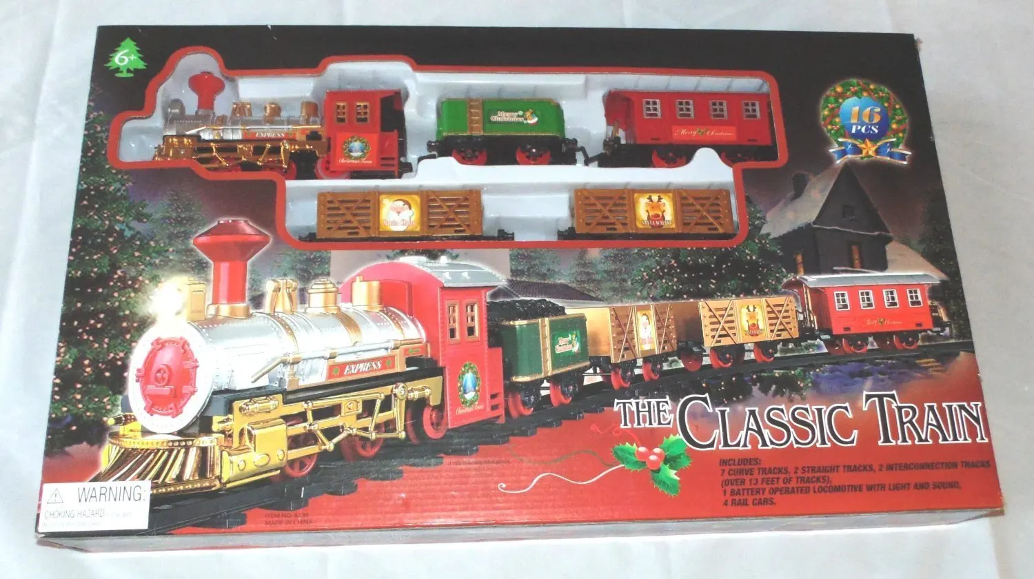 get quotations the classic train electric christmas tree train set - North Pole Junction Christmas Train get quotations the classic train electric christmas tree train set - North Pole Junction Christmas Train